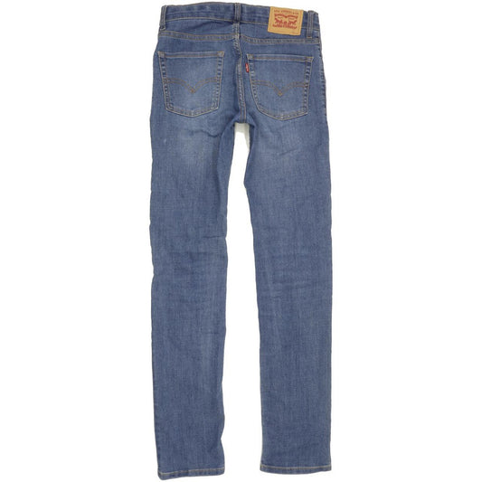 Levi's 510 Kids Blue Straight Slim Stretch Jeans W26 L31
