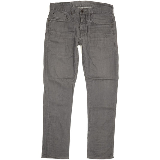 G-Star Victor Men Grey Straight Slim Jeans W33 L31