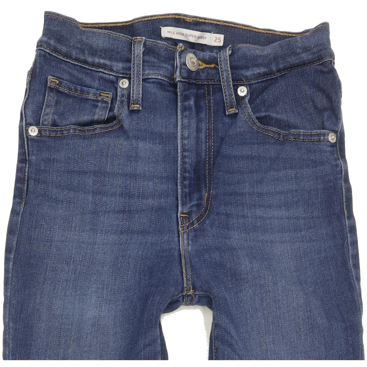 Levi's Mile Women Blue Skinny Slim Stretch Jeans W25 L31