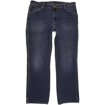 Wrangler Alaska Men Blue Straight Regular Jeans W38 L32