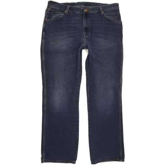 Wrangler Alaska Men Blue Straight Regular Jeans W38 L32