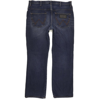 Wrangler Alaska Men Blue Straight Regular Jeans W38 L32