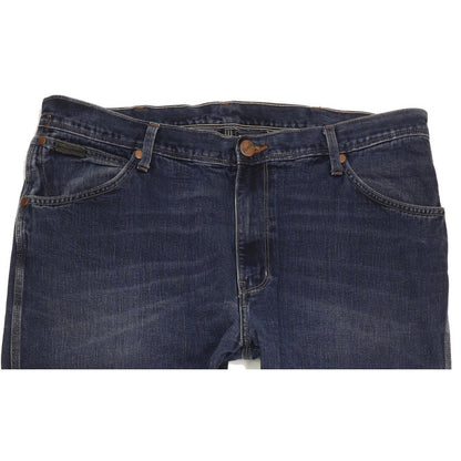 Wrangler Alaska Men Blue Straight Regular Jeans W38 L32