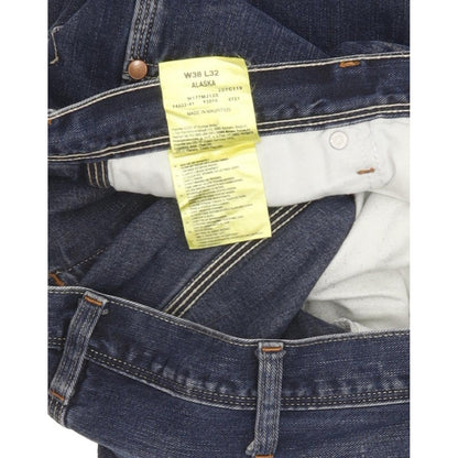 Wrangler Alaska Men Blue Straight Regular Jeans W38 L32