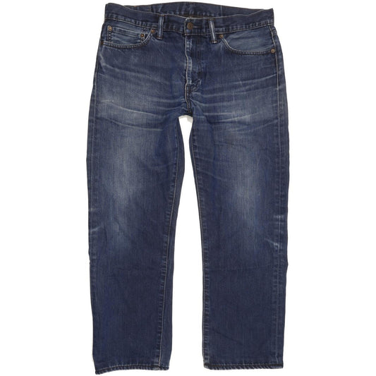Levi's 504 Men Blue Straight Regular Jeans W34 L26