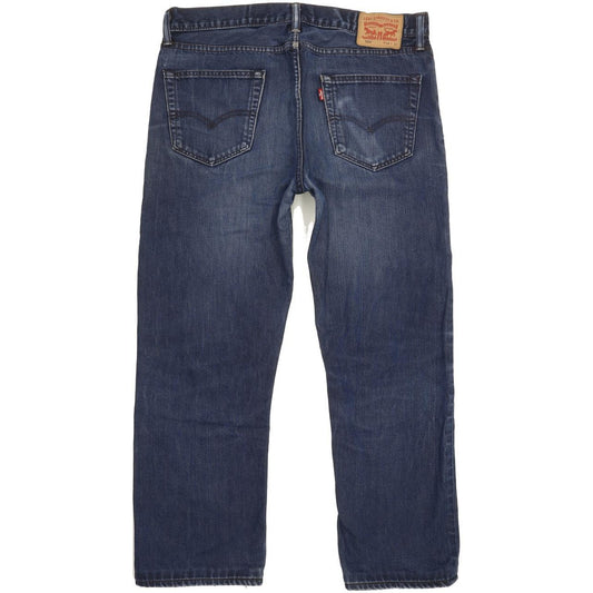 Levi's 504 Men Blue Straight Regular Jeans W34 L26