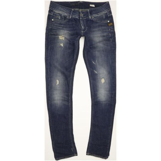 G-Star Lynn Women Blue Skinny Slim Stretch Jeans W32 L34