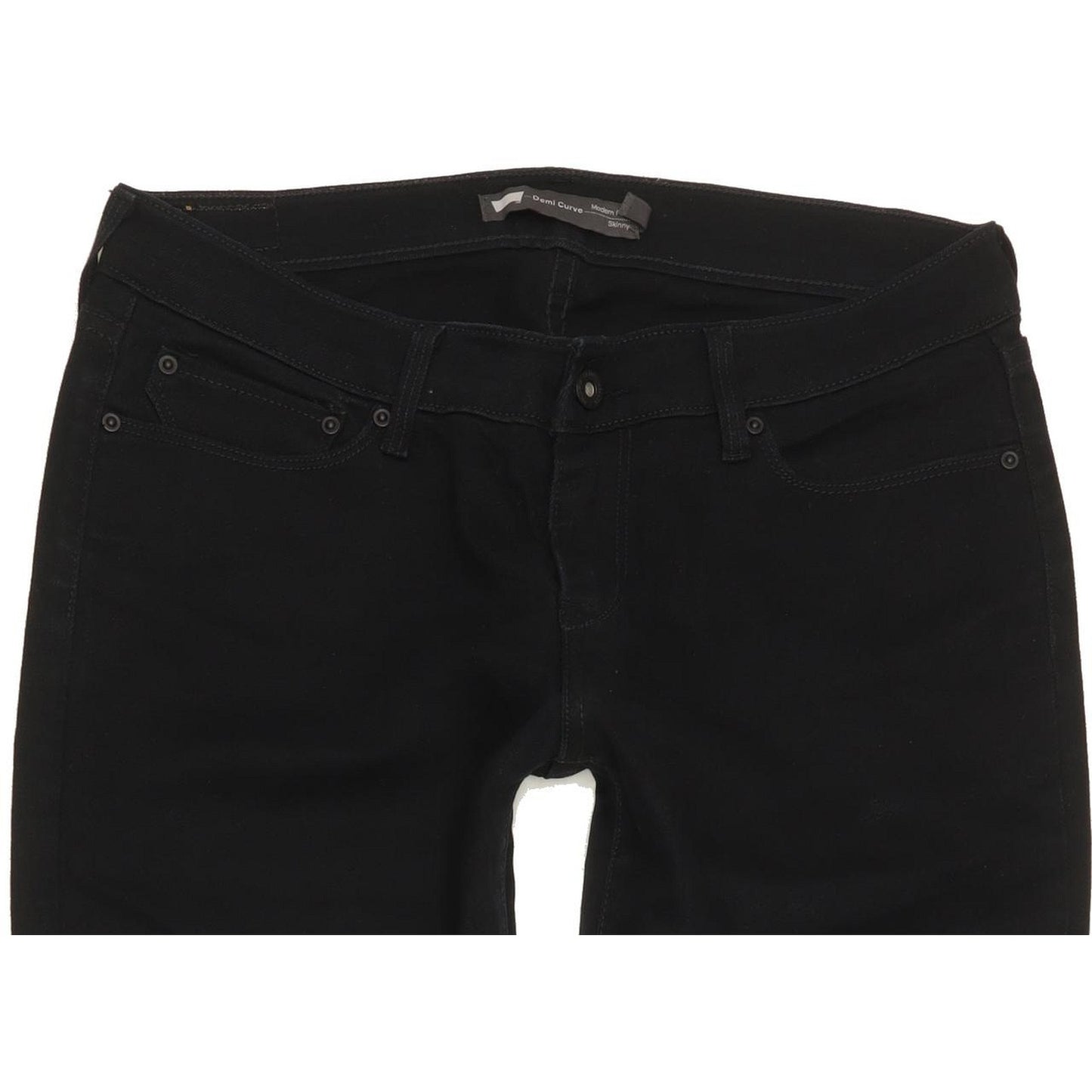 Levi's Demi Curve Women Black Skinny Slim Stretch Jeans W29 L30