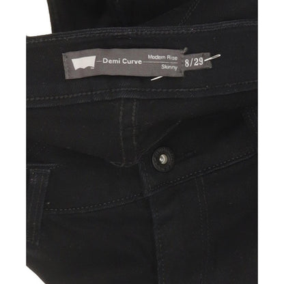 Levi's Demi Curve Women Black Skinny Slim Stretch Jeans W29 L30