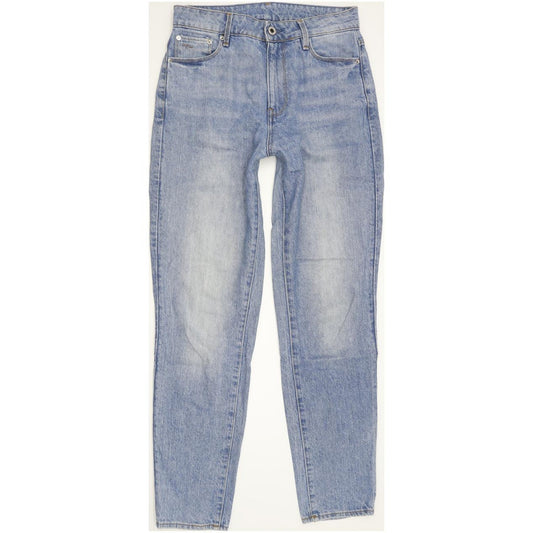G-Star 3301 High 90's Blue Straight Slim Jeans High Waisted W27 L32