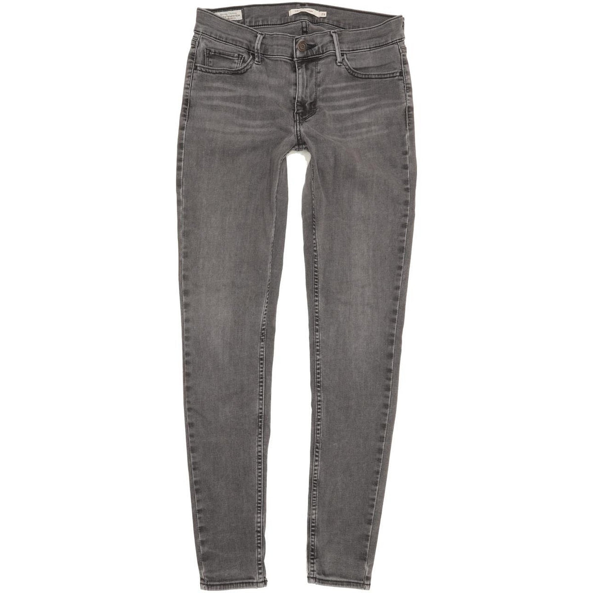 Levi's 710 Super Women Grey Skinny Slim Stretch Jeans W29 L30