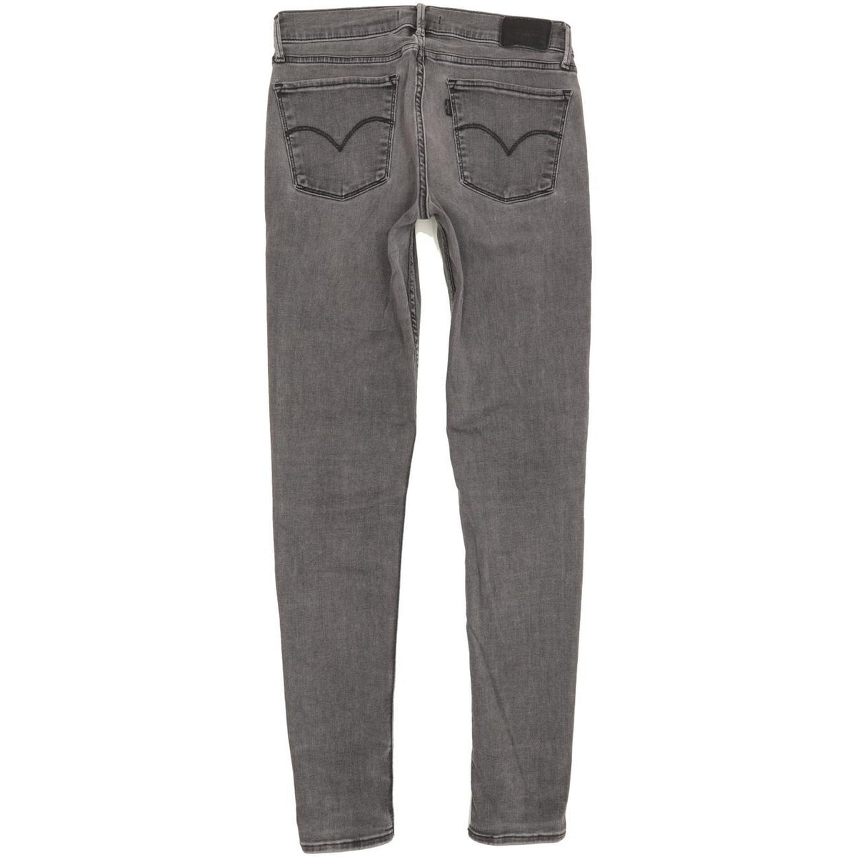 Levi's 710 Super Women Grey Skinny Slim Stretch Jeans W29 L30