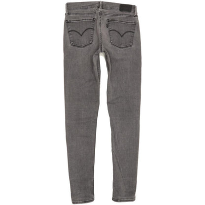 Levi's 710 Super Women Grey Skinny Slim Stretch Jeans W29 L30