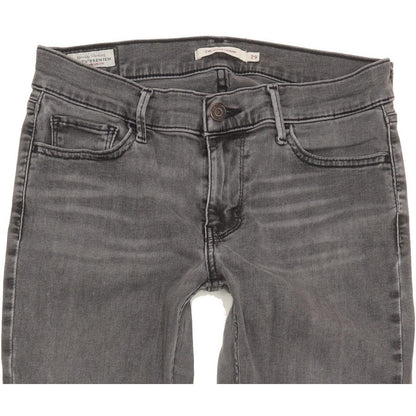 Levi's 710 Super Women Grey Skinny Slim Stretch Jeans W29 L30