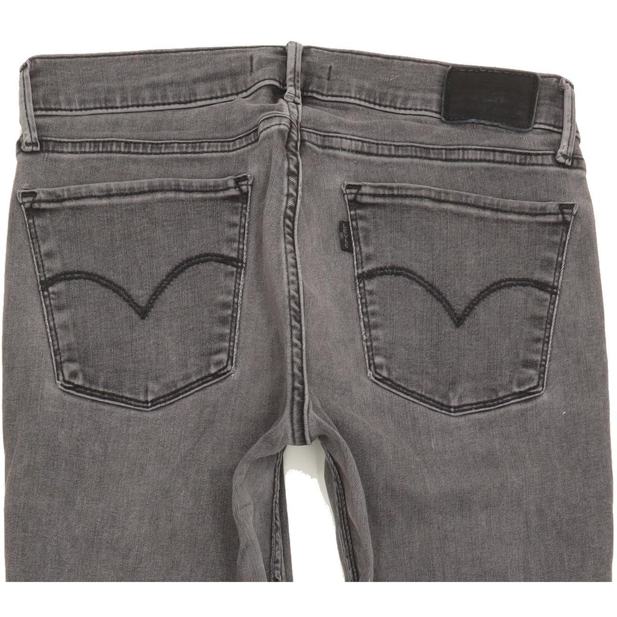 Levi's 710 Super Women Grey Skinny Slim Stretch Jeans W29 L30