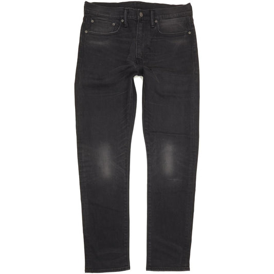 Levi's 522 Men Black Tapered Slim Jeans W31 L31