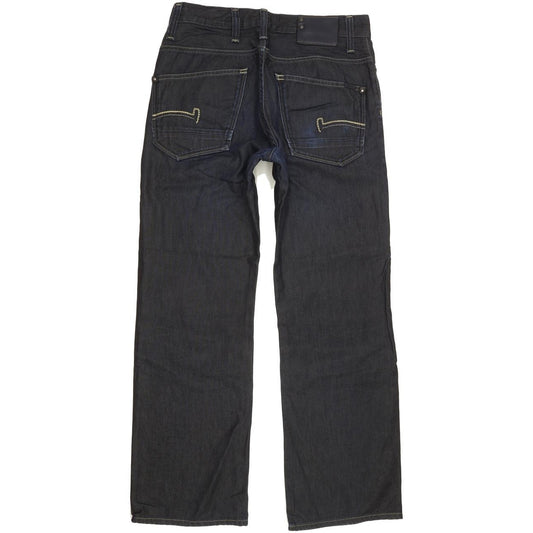 G-Star Coder Men Navy Straight Regular Jeans W30 L29