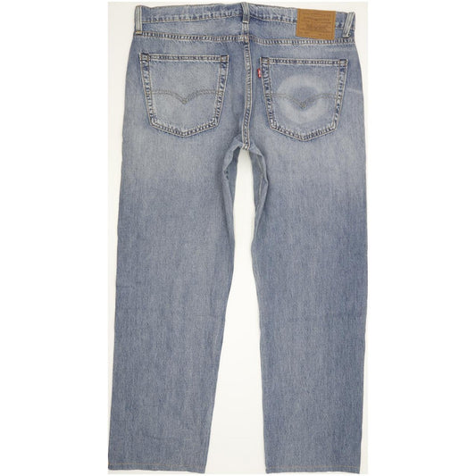 Levi's 502 Men Blue Tapered Regular Stretch Jeans W36 L28