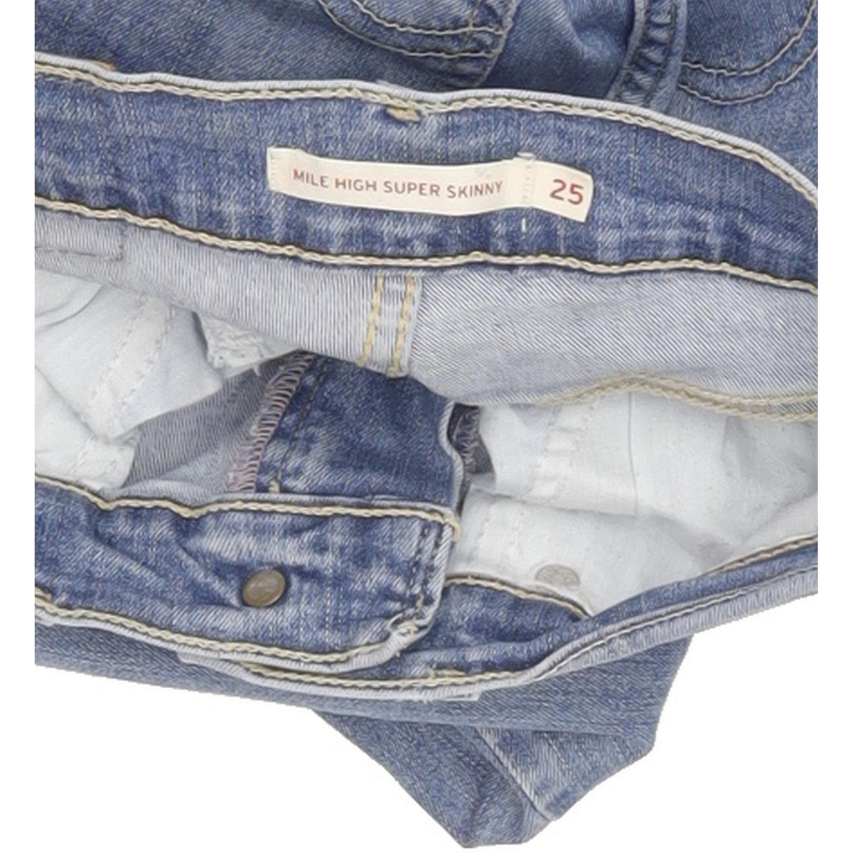 Levi's Mile Women Blue Skinny Slim Stretch Jeans W25 L31