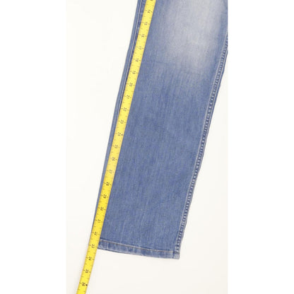 Wrangler Greensboro Men Blue Straight Regular Stretch Jeans W33 L33