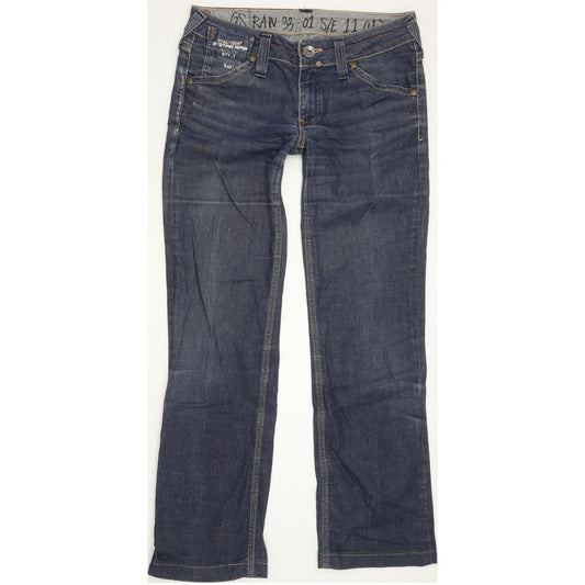 G-Star Postal Women Blue Straight Slim Stretch Jeans W29 L28