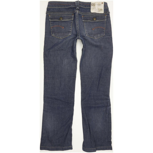 G-Star Postal Women Blue Straight Slim Stretch Jeans W29 L28