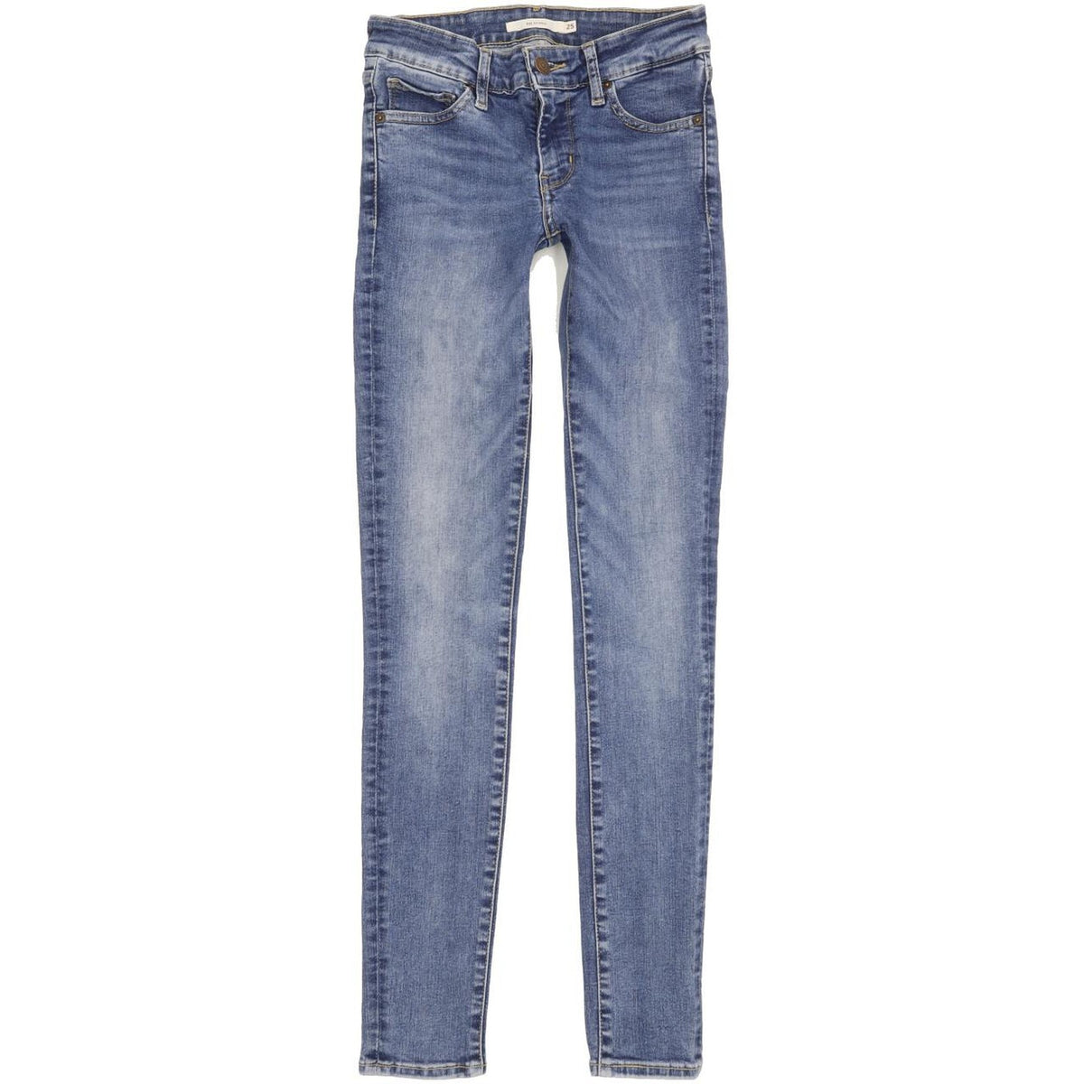 Levi's 711 Women Blue Skinny Slim Stretch Jeans W25 L30