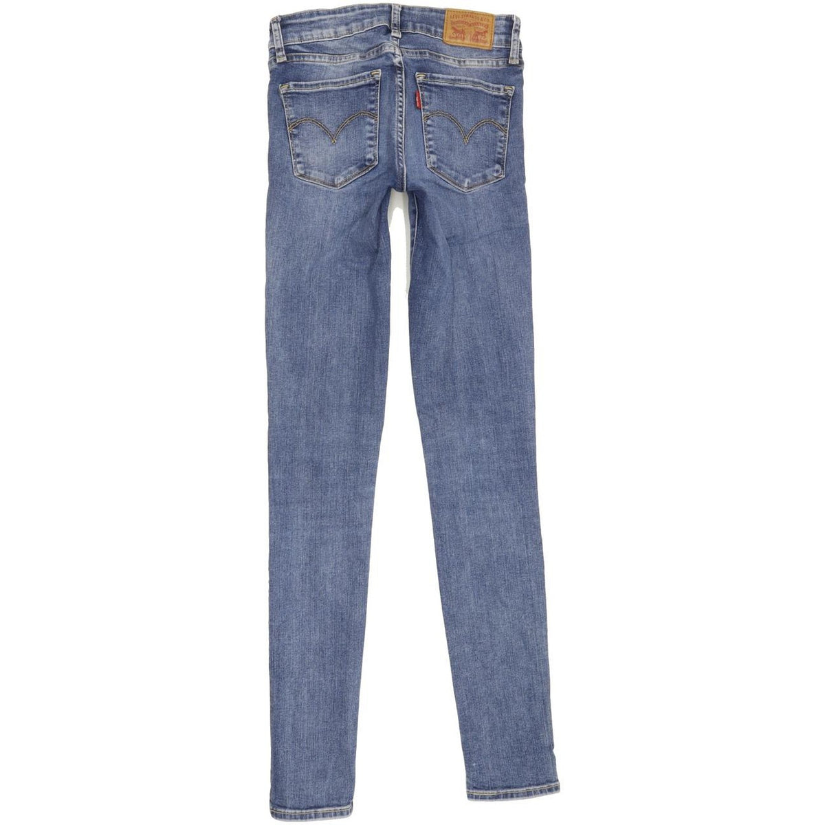 Levi's 711 Women Blue Skinny Slim Stretch Jeans W25 L30