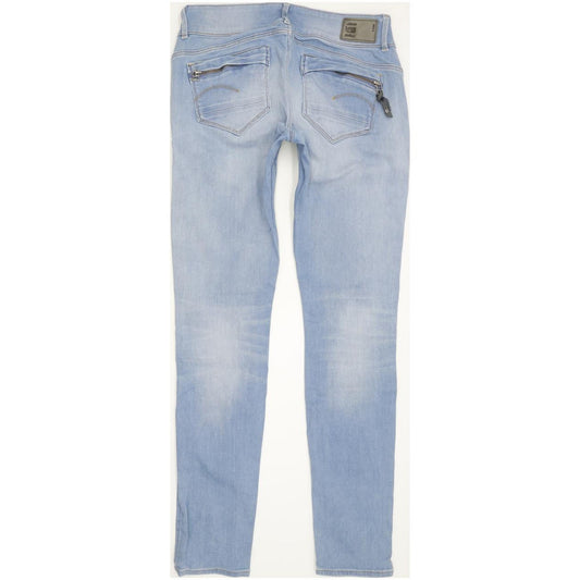 G-Star Midge Cody Women Blue Skinny Slim Stretch Jeans W28 L30