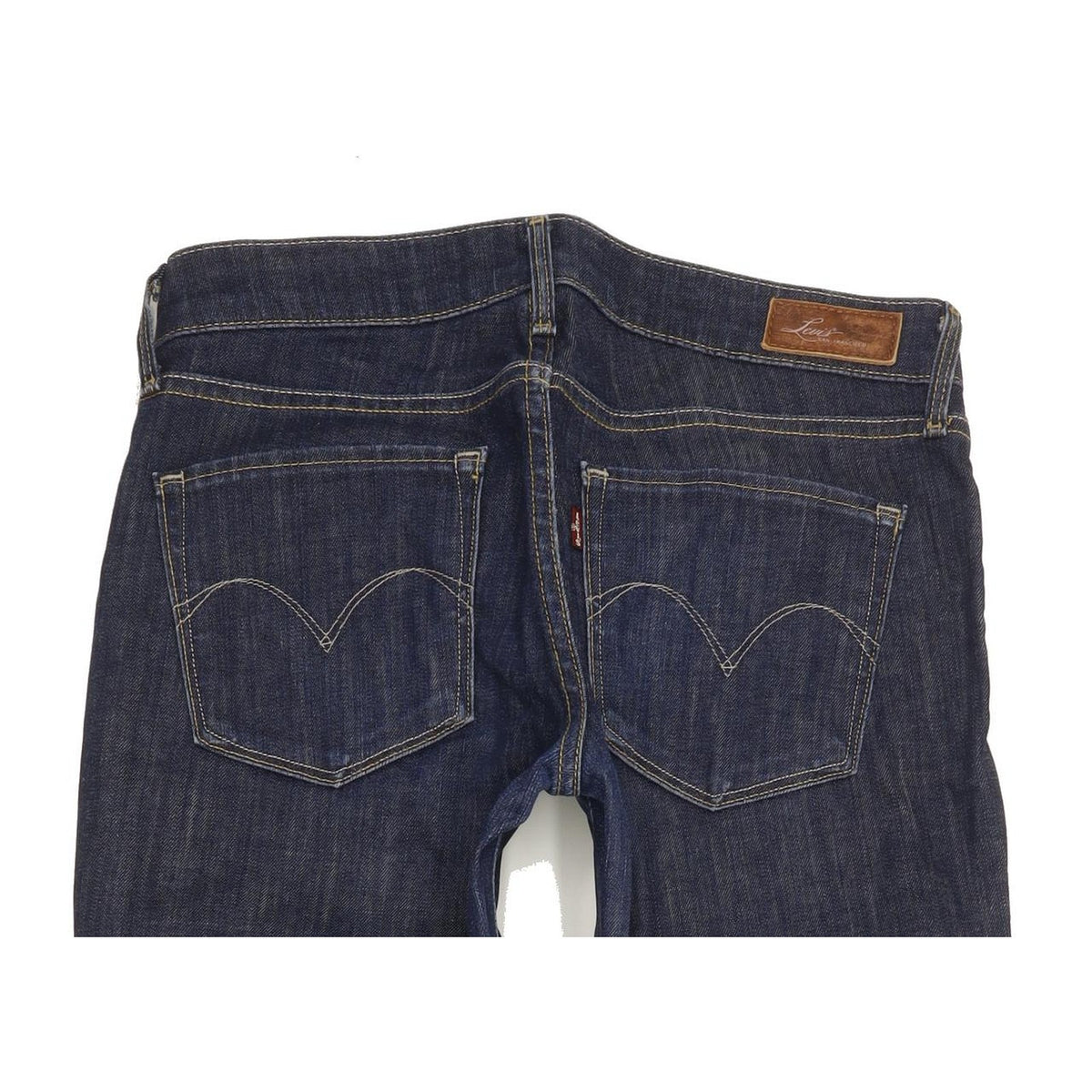 Levi's Demi Curve Women Blue Straight Slim Stretch Jeans W26 L32