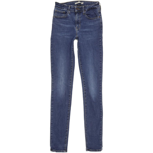 Levi's 721 Women Blue Skinny Slim Stretch Jeans W27 L32