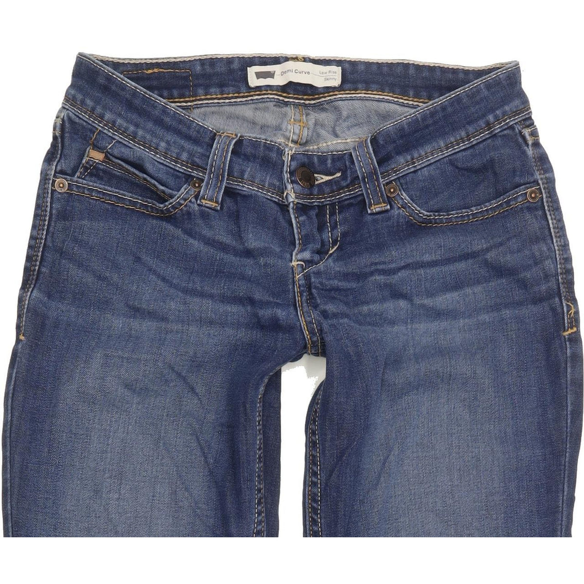 Levi's Demi Curve Women Blue Skinny Slim Stretch Jeans W25 L29