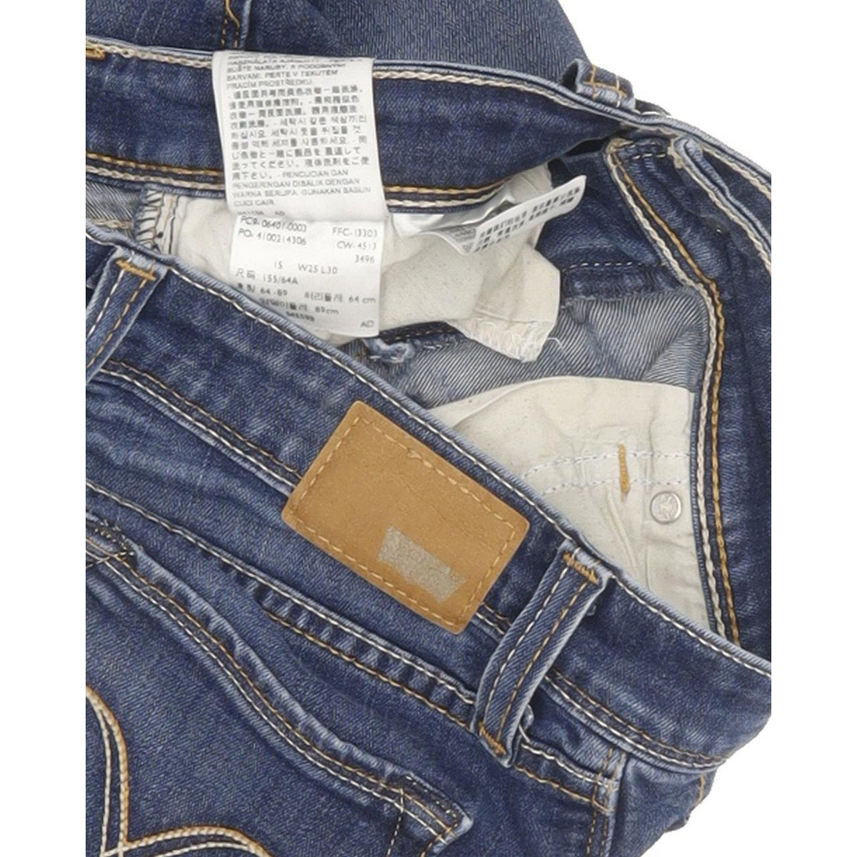 Levi's Demi Curve Women Blue Skinny Slim Stretch Jeans W25 L29