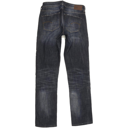 G-Star Women Blue Straight Slim Stretch Jeans W26 L30