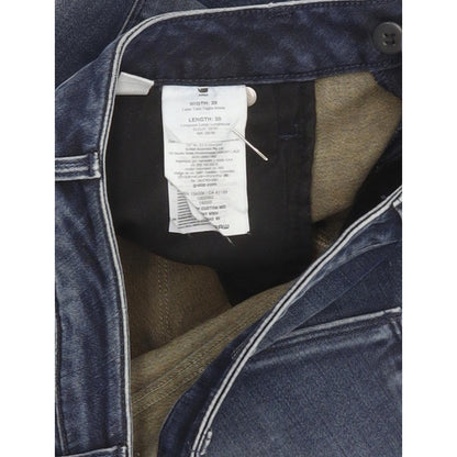 G-Star 5620 Zip Custom Women Blue Skinny Slim Stretch Jeans W29 L30