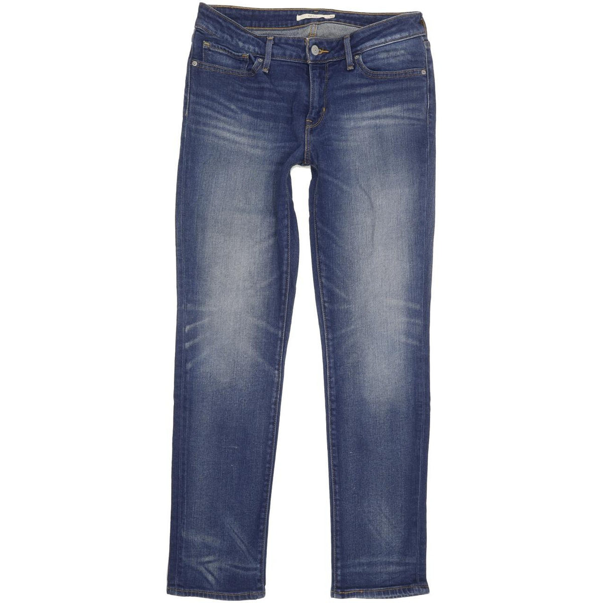 Levi's 721 Women Blue Straight Slim Stretch Jeans W29 L30