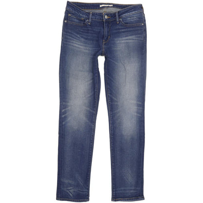 Levi's 721 Women Blue Straight Slim Stretch Jeans W29 L30