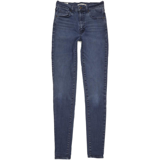 Levi's Mile Women Blue Skinny Slim Stretch Jeans W28 L33