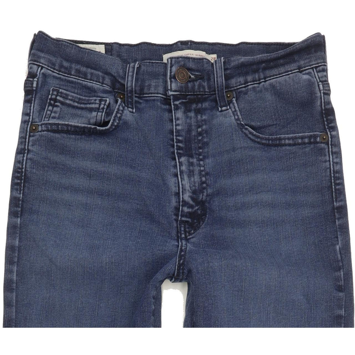 Levi's Mile Women Blue Skinny Slim Stretch Jeans W28 L33