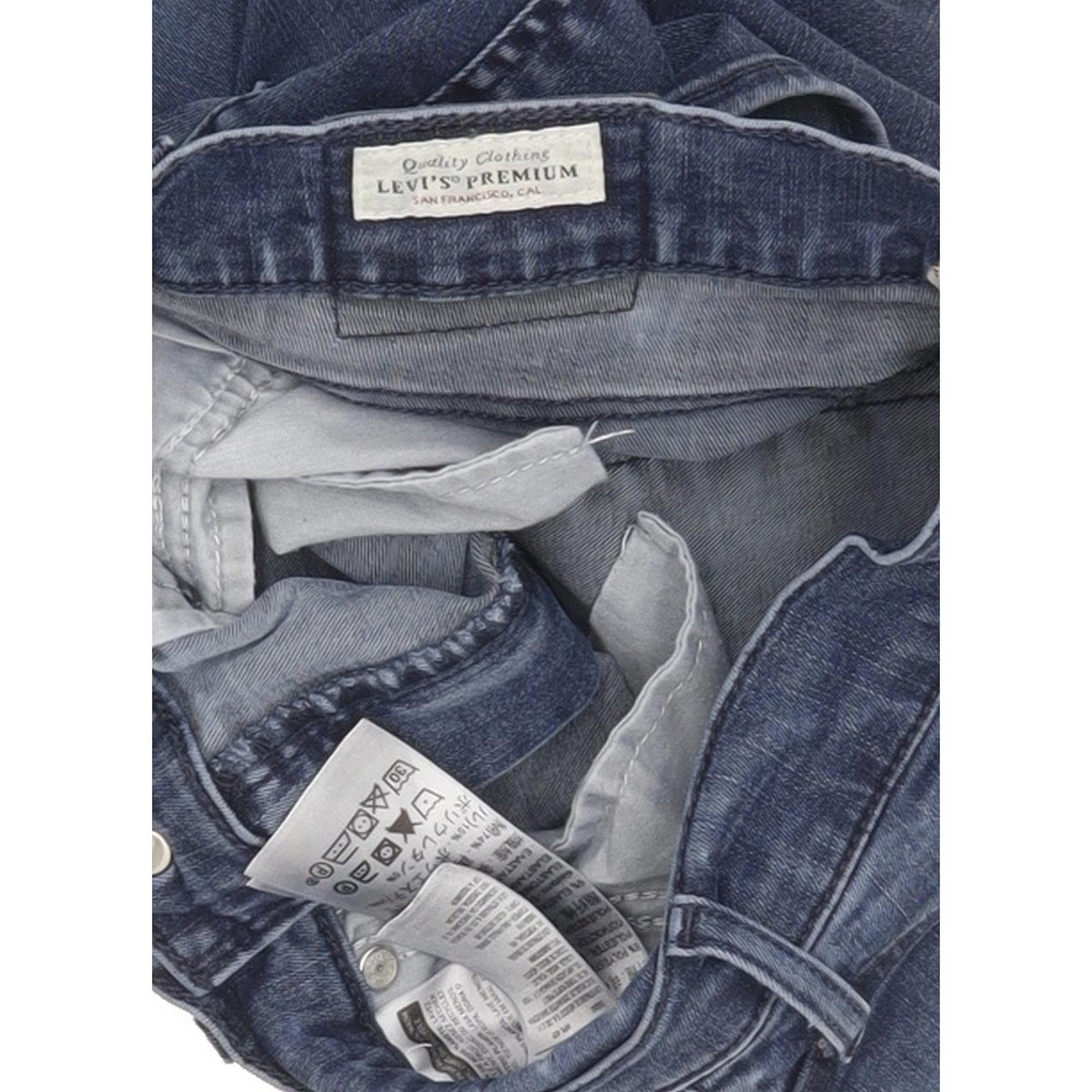 Levi's Mile Women Blue Skinny Slim Stretch Jeans W28 L33