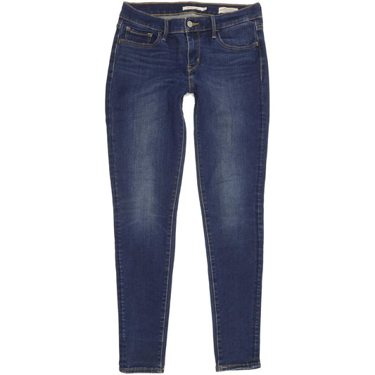 Levi's 710 Super Women Blue Skinny Slim Stretch Jeans W29 L30