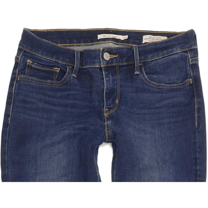 Levi's 710 Super Women Blue Skinny Slim Stretch Jeans W29 L30