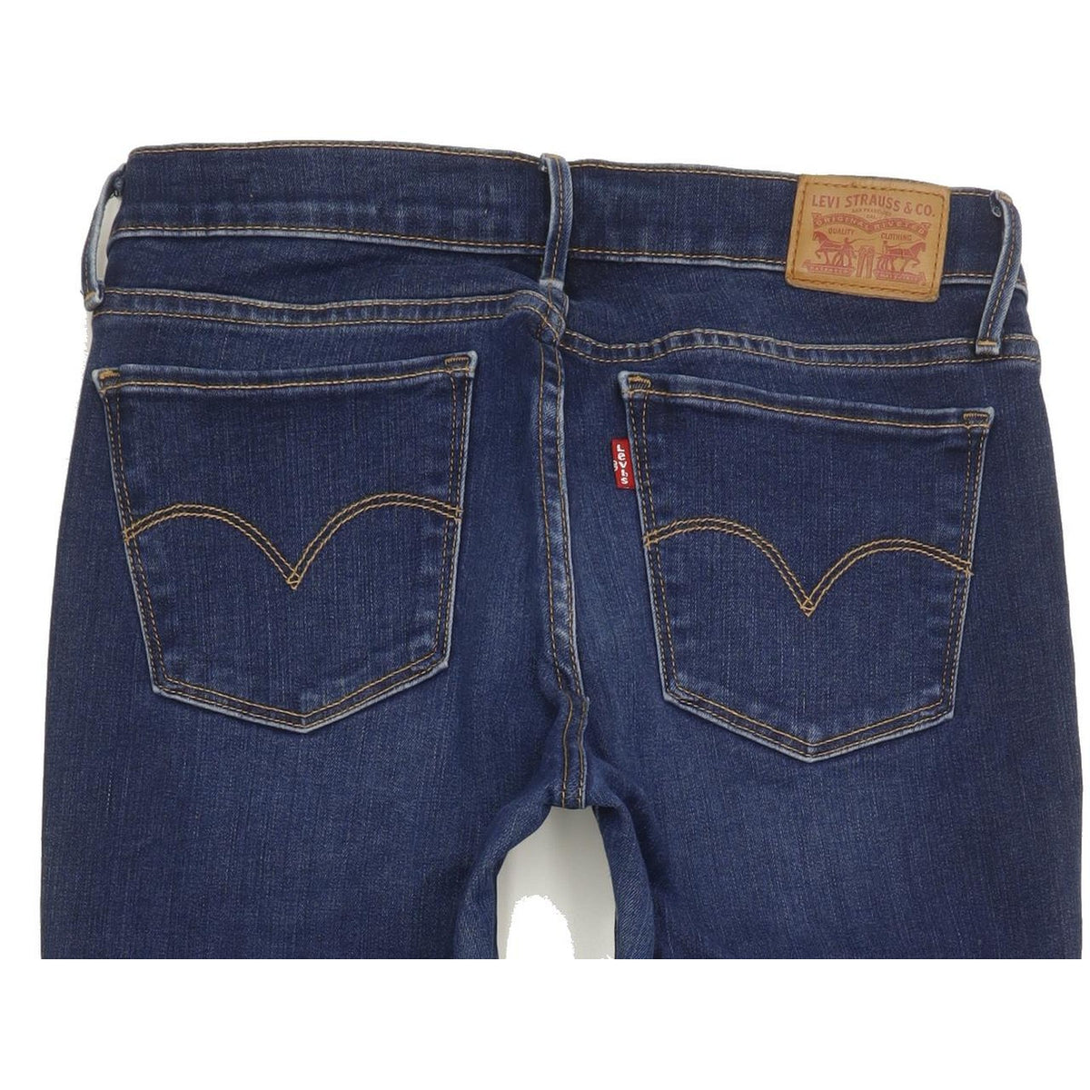 Levi's 710 Super Women Blue Skinny Slim Stretch Jeans W29 L30