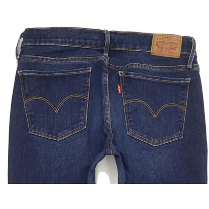Levi's 710 Super Women Blue Skinny Slim Stretch Jeans W29 L30