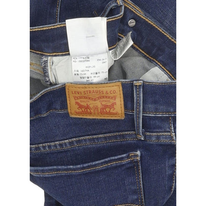 Levi's 710 Super Women Blue Skinny Slim Stretch Jeans W29 L30