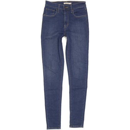 Levi's Mile Blue Skinny Slim Stretch Jeans High Waisted W28 L32