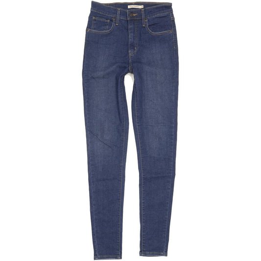 Levi's Mile Blue Skinny Slim Stretch Jeans High Waisted W28 L32