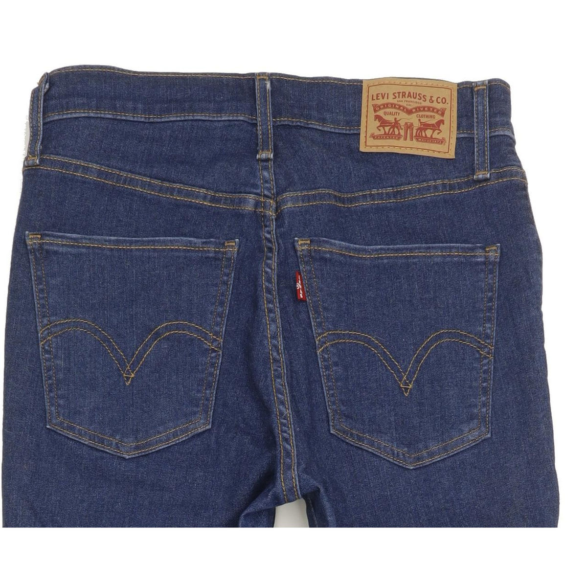 Levi's Mile Blue Skinny Slim Stretch Jeans High Waisted W28 L32