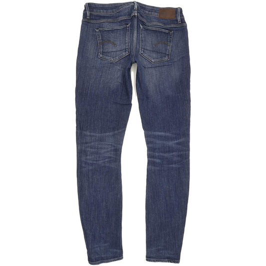 G-Star 3301 Deconst Women Blue Skinny Slim Stretch Jeans W29 L31