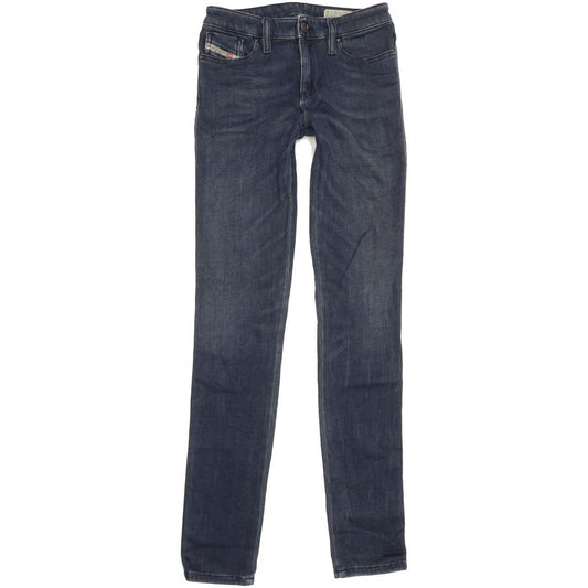 Diesel Skinzee 0834R Women Blue Skinny Slim Stretch Jeans W28 L32